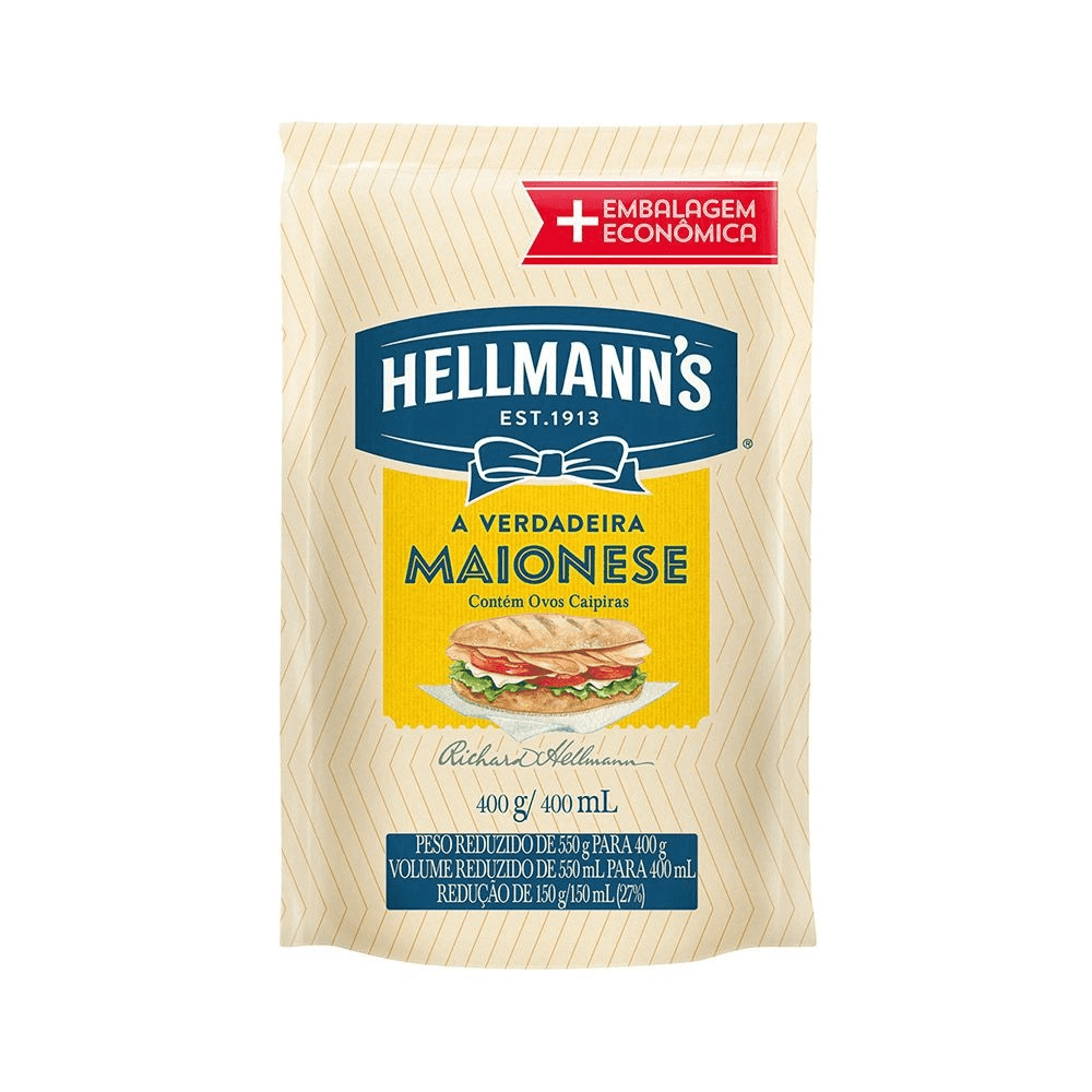 MAIONESE HELLMANN`S SC 200G