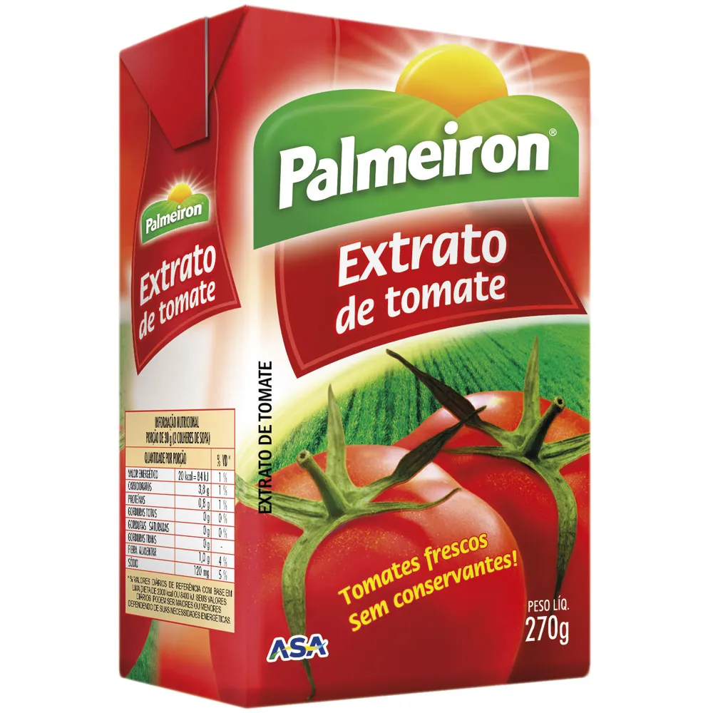 EXTRATO DE TOMATE PALMEIRON 270G