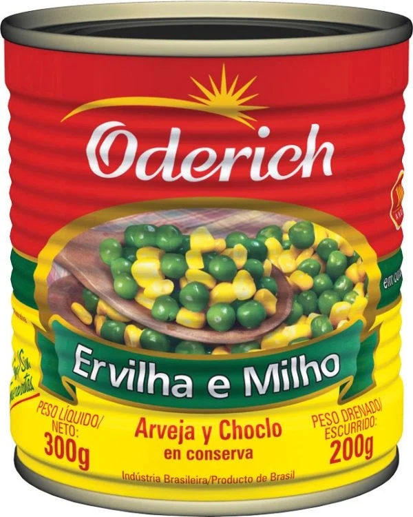 ERVILHA E MILHO ODERICH 300G